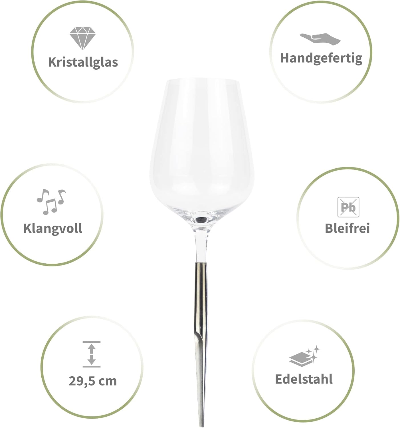 Pahar de vin pentru picnic sau plaja Donatello, Set 2 - imagine 5
