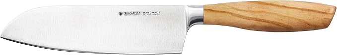 Cuțit Santoku cu mâner din lemn de măslin Felix Solingen S Olive - imagine 4