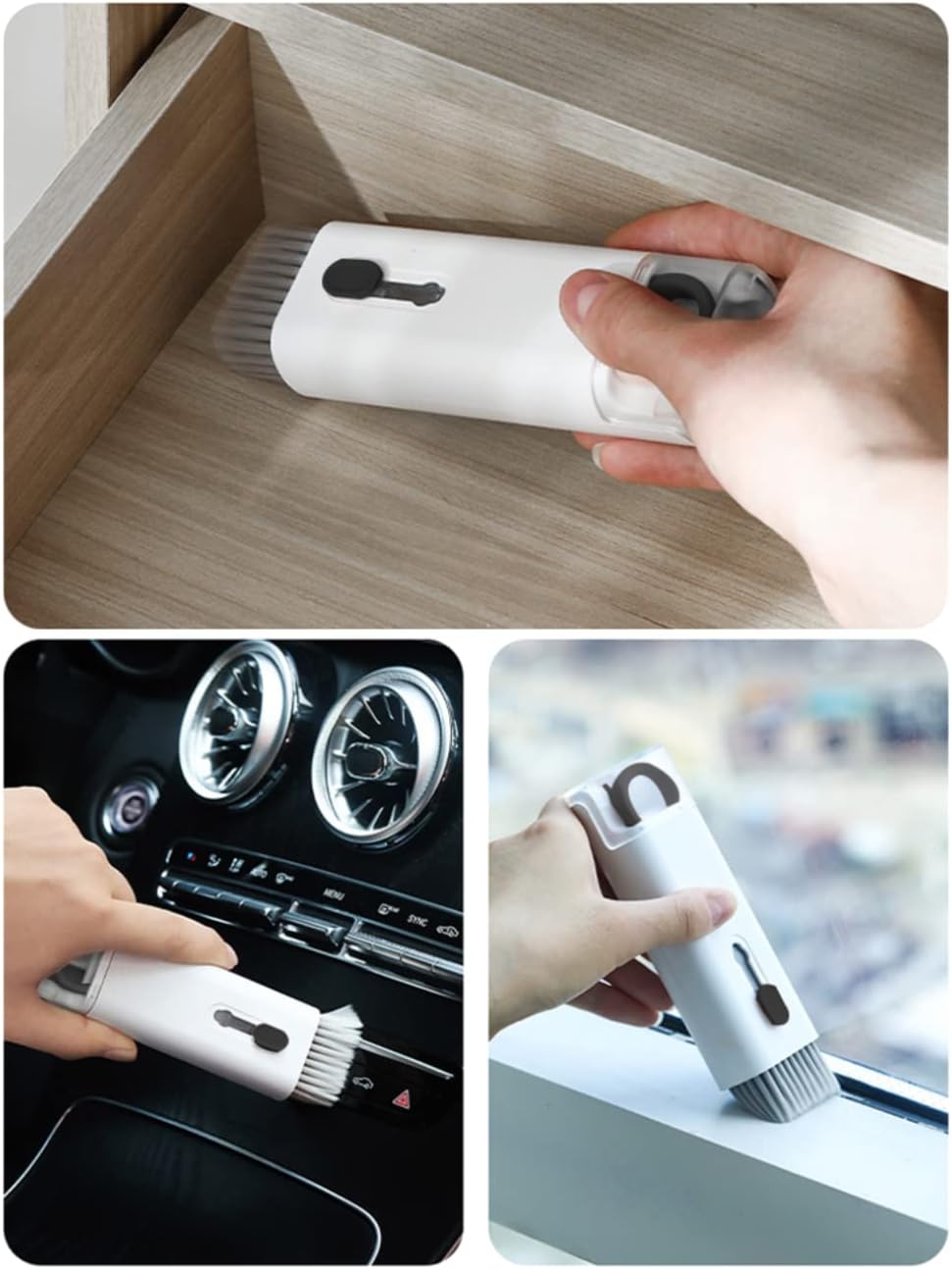 Kit 7 în 1 de curățare tastatură, căști și telefon, Bloook - imagine 7