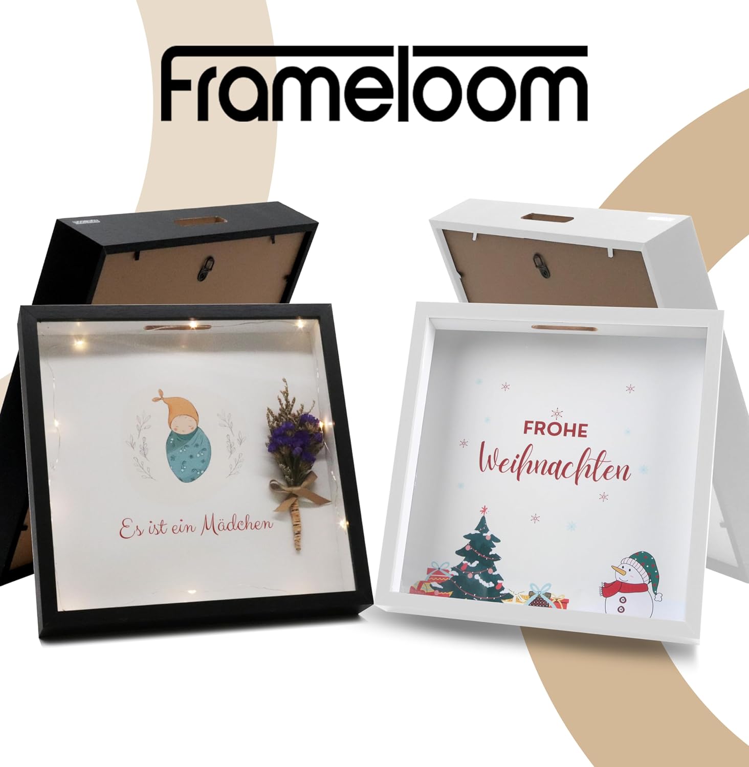 Ramă 3D Iluminată, personalizabilă pentru cadouri, decorațiuni și proiecte DIY, Frameloom - imagine 3