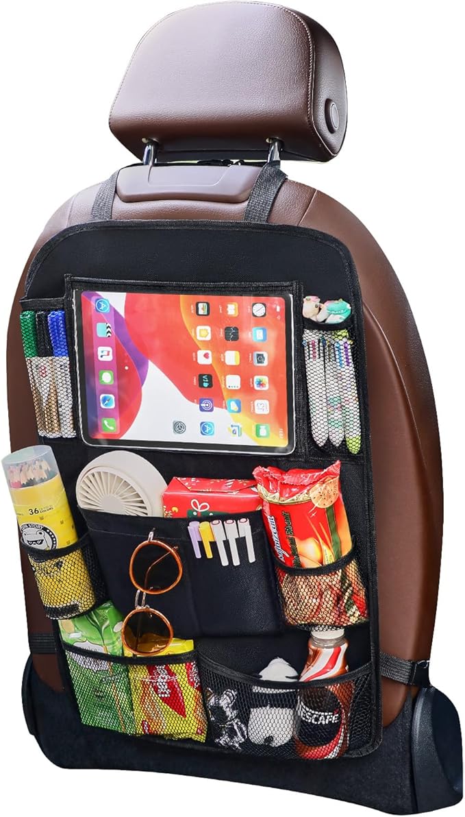 Organizator Auto pentru spatele scaunului, Set 2, negru