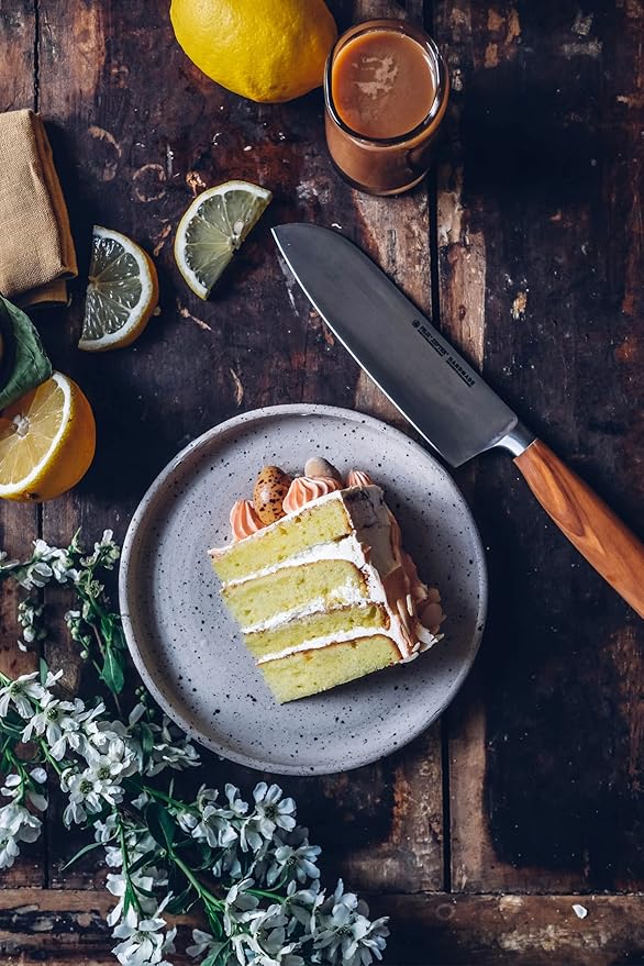 Cuțit Santoku cu mâner din lemn de măslin Felix Solingen S Olive - imagine 3