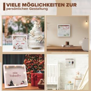 Ramă 3D Iluminată, personalizabilă pentru cadouri, decorațiuni și proiecte DIY, Frameloom