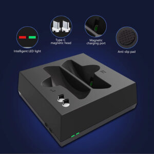 Stație dubla de încărcare PS VR2 pentru controlerul Sony PS VR2 Sense, negru
