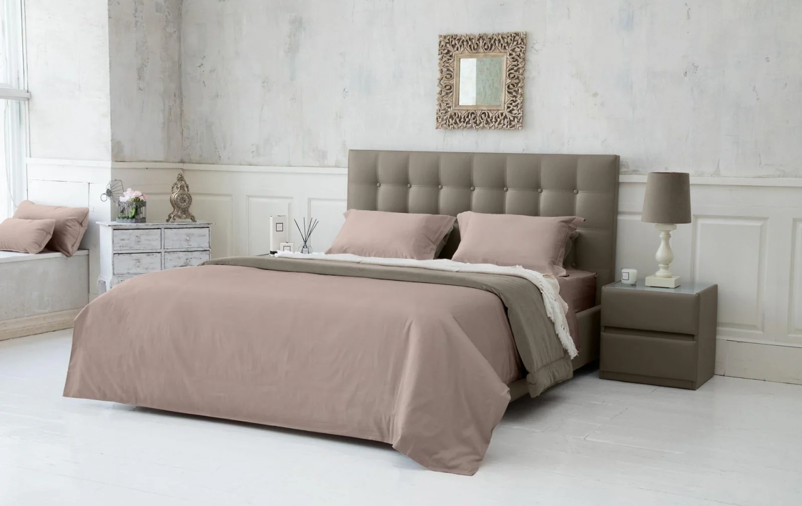 Lenjerie de pat 100% Bumbac, husă de plapumă cu 2 fețe de pernă, S8 Home - imagine 2
