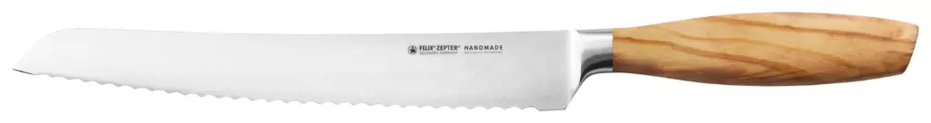 Cuțit de pâine cu mâner din lemn de măslin Felix Solingen S Olive - imagine 4