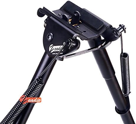 Bipod extensibil pentru armă cu suport pentru curea, Zeadio - imagine 4