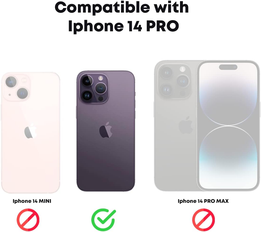 Husă cu MagSafe pentru iPhone 14 Pro, design mat, BR - imagine 4