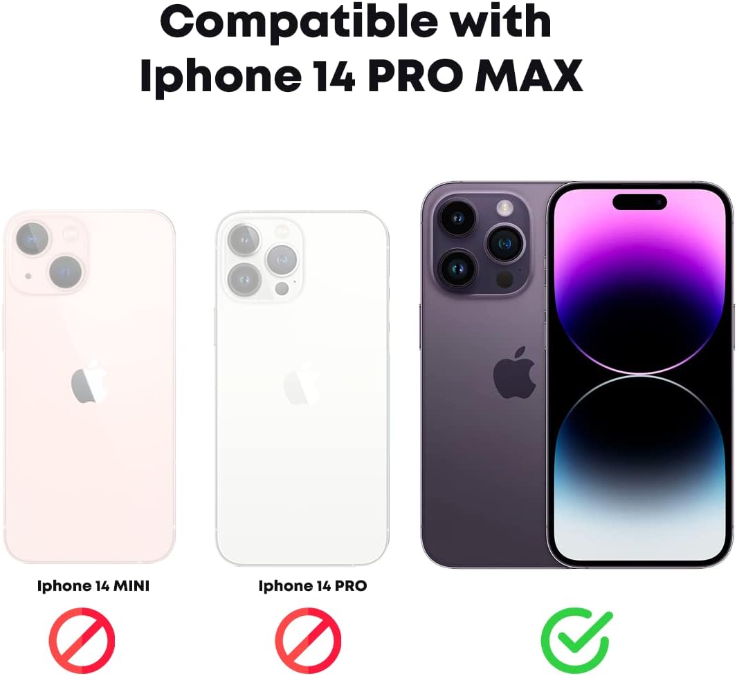Husă cu MagSafe pentru iPhone 14 Pro Max transparentă, BR - imagine 5