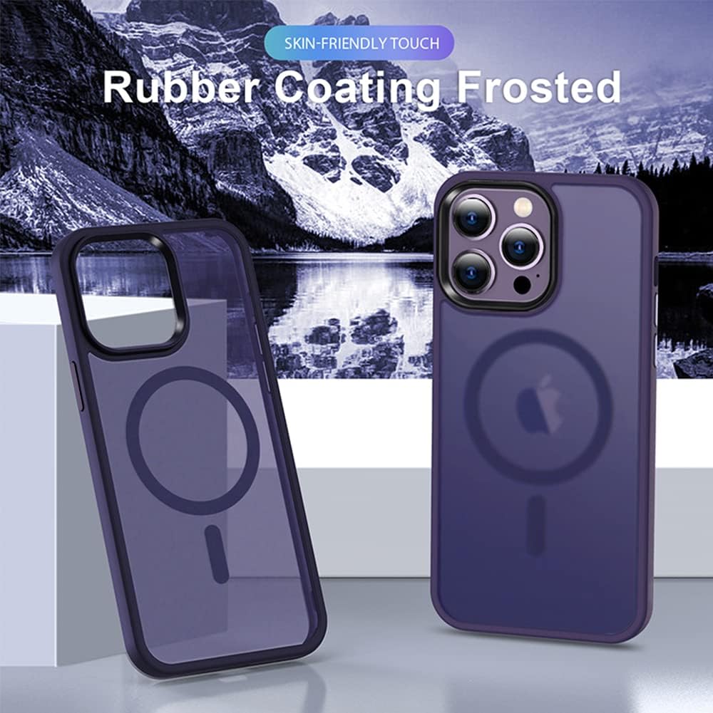Husă cu MagSafe pentru iPhone 14 Pro, design mat, BR - imagine 3