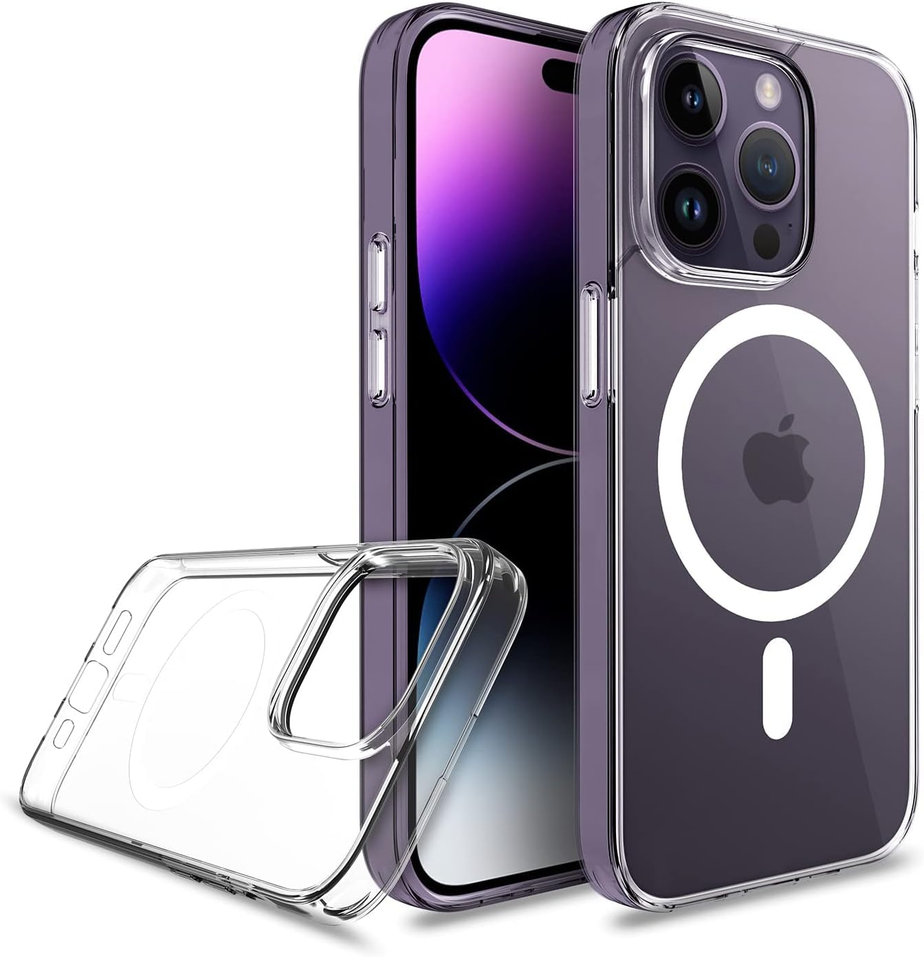 Husă cu MagSafe pentru iPhone 13 Pro Max transparentă, BR