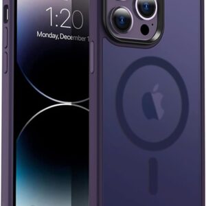 Husă cu MagSafe pentru iPhone 14 Pro, design mat, BR