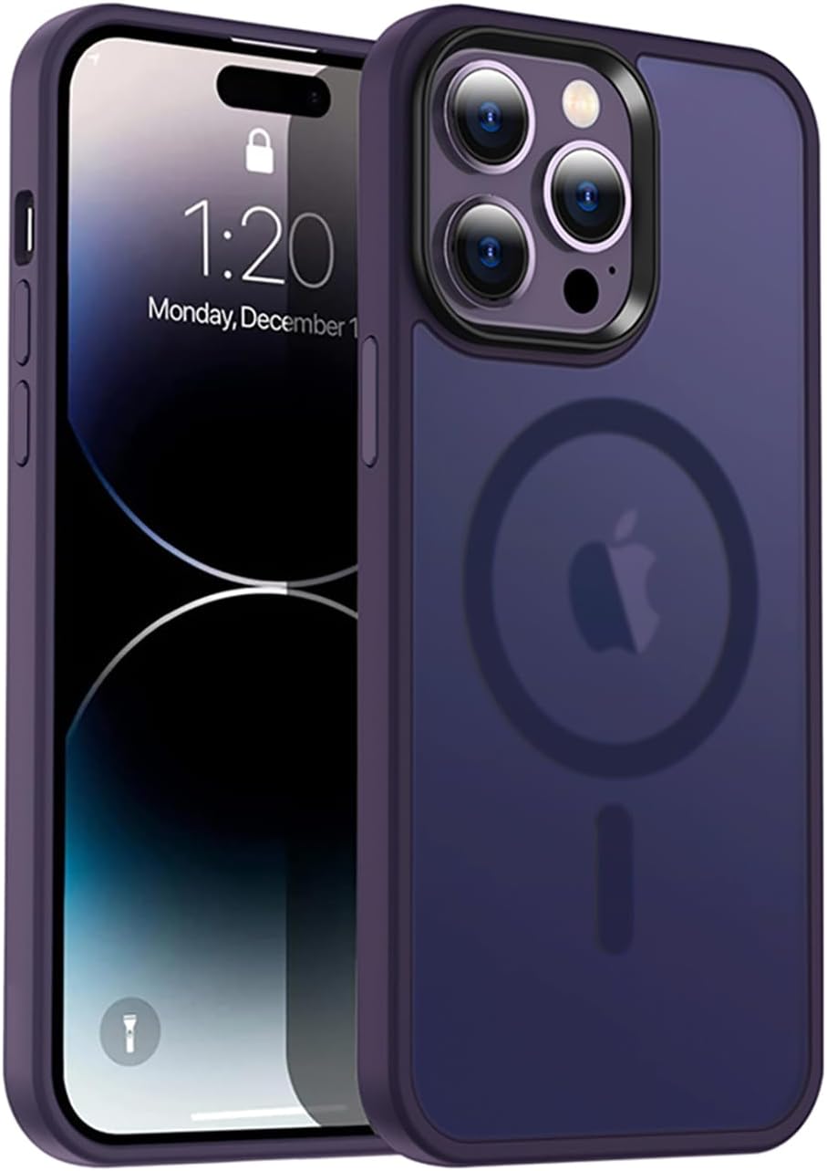 Husă cu MagSafe pentru iPhone 14 Pro, design mat, BR