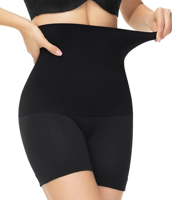 Lenjerie modelatoare cu talie înaltă și control abdominal Attlady, negru