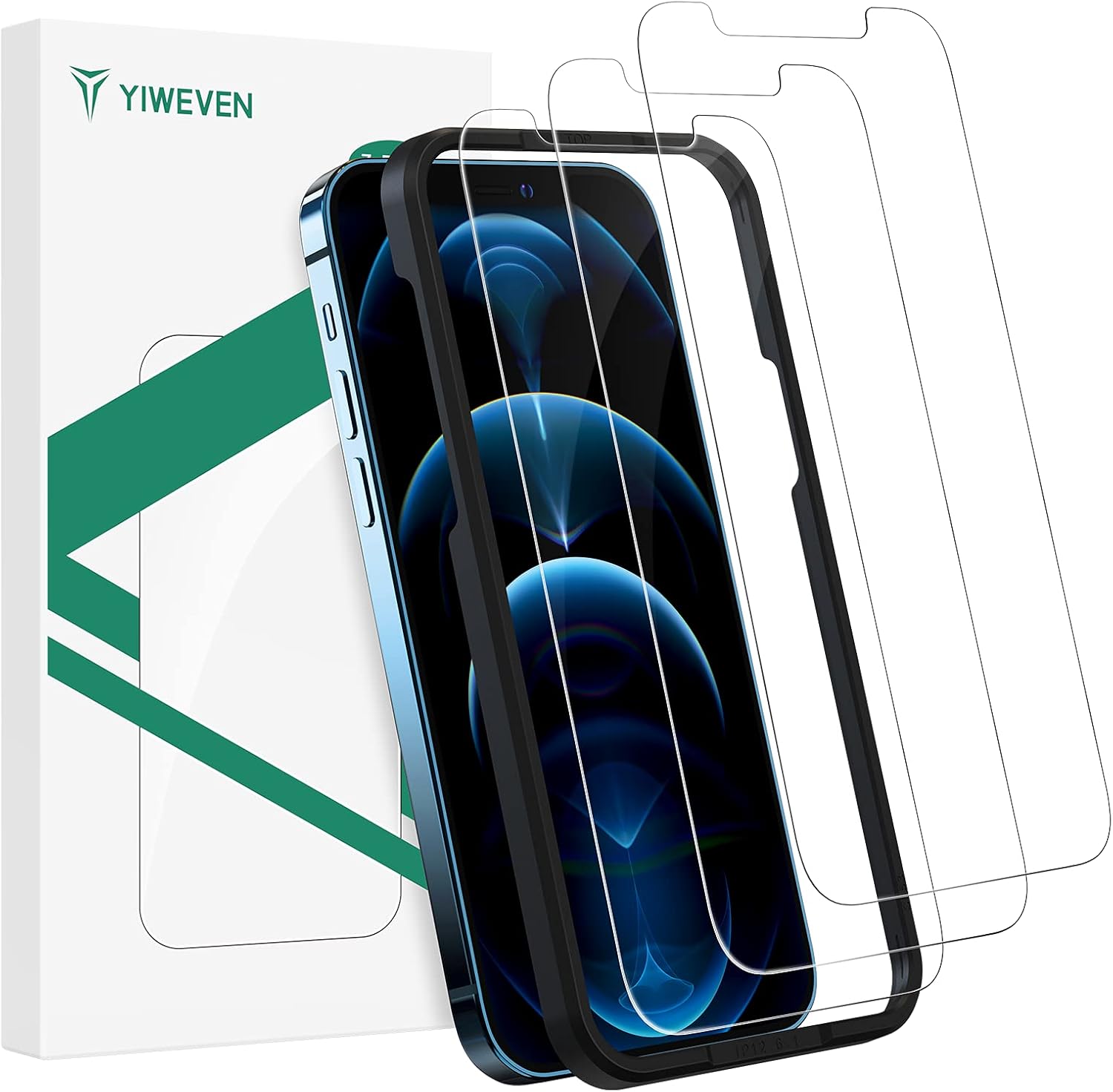 Set 3 Folli protecție din sticlă pentru Iphone 12 Pro Max, Yiweven