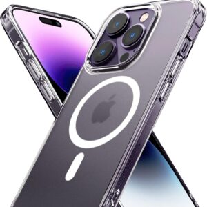 Husă cu MagSafe pentru iPhone 14 Pro transparentă, BR