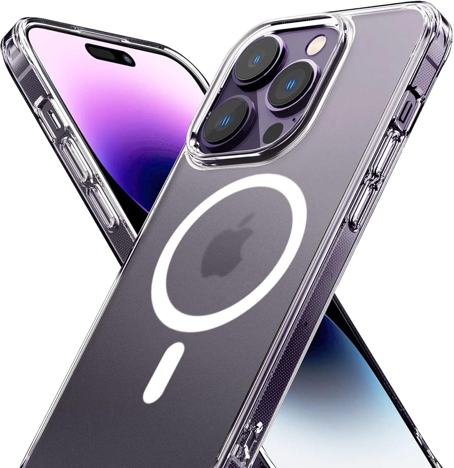 Husă cu MagSafe pentru iPhone 14 Pro Max transparentă, BR - imagine 6