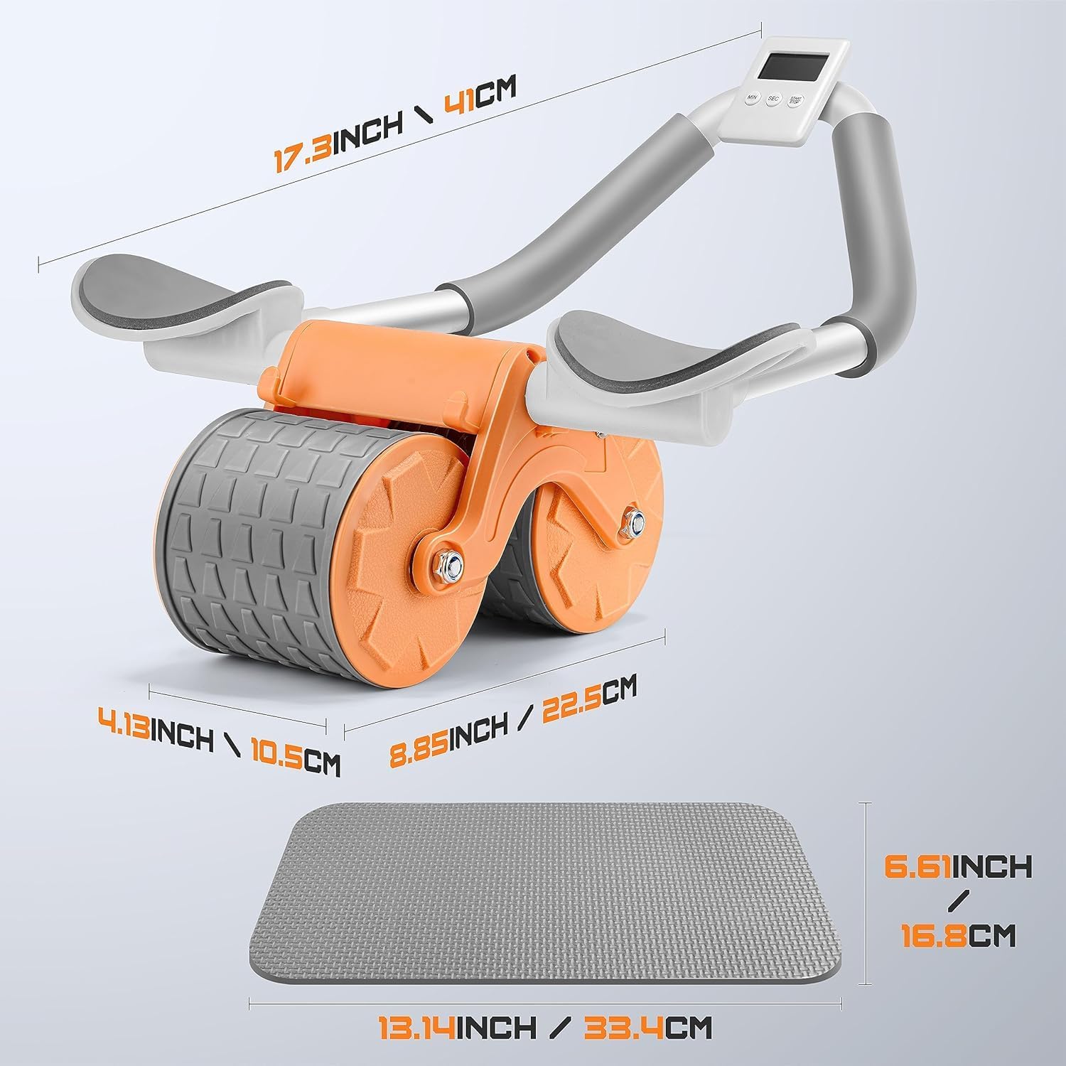 Roată de exerciții pentru abdomen cu revenire automată - imagine 5