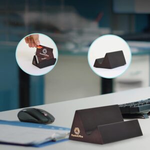 Suport pentru cărți de vizită din lemn de pin Made4Office