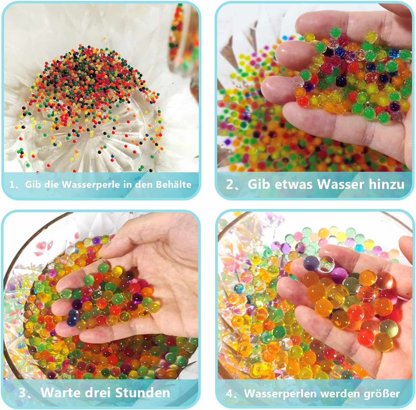 Bilute de apa orbeez, set 50000, Derayee - imagine 5