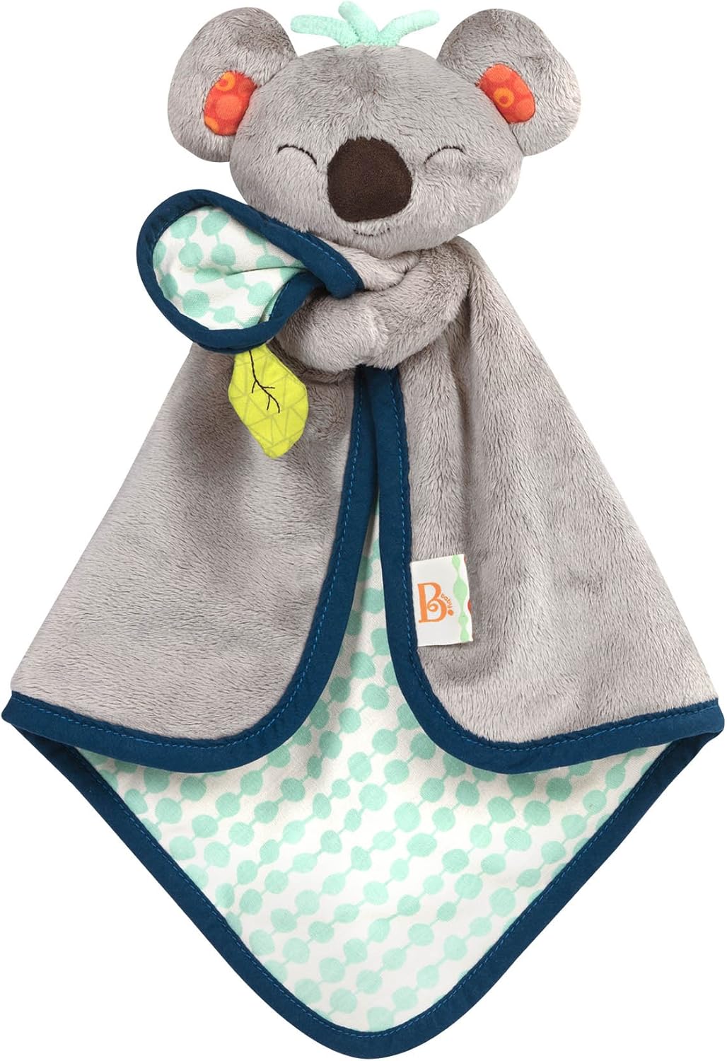 Jucarie de plus urs Koala cu mini paturica, B.Toys - imagine 5