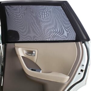 Protectie solara auto elastica pentru geamuri Ayaco, set 2