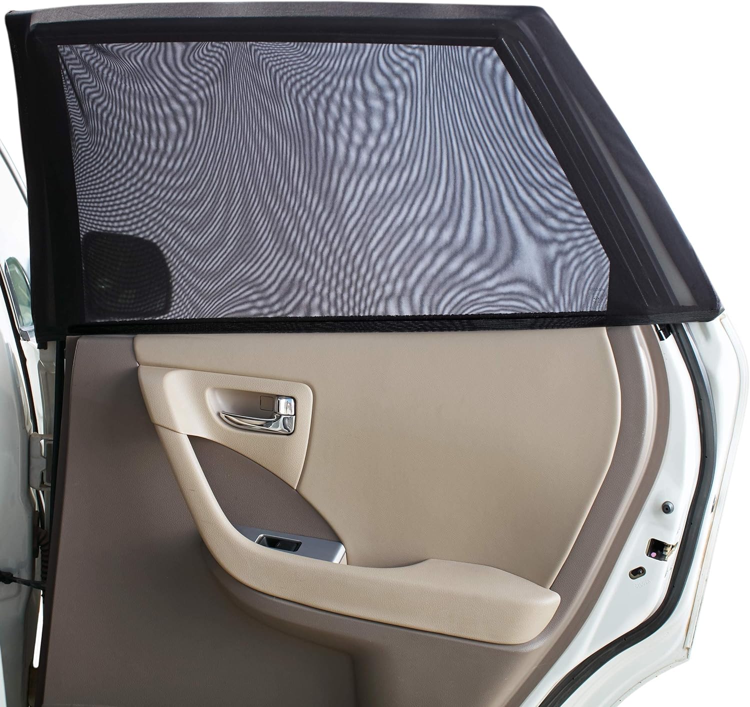Protectie solara auto elastica pentru geamuri Ayaco, set 2