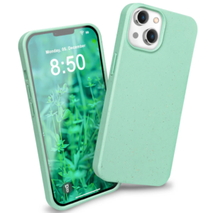 Husă pentru Iphone 14 Plus 100% organică turcoaz, Nalia