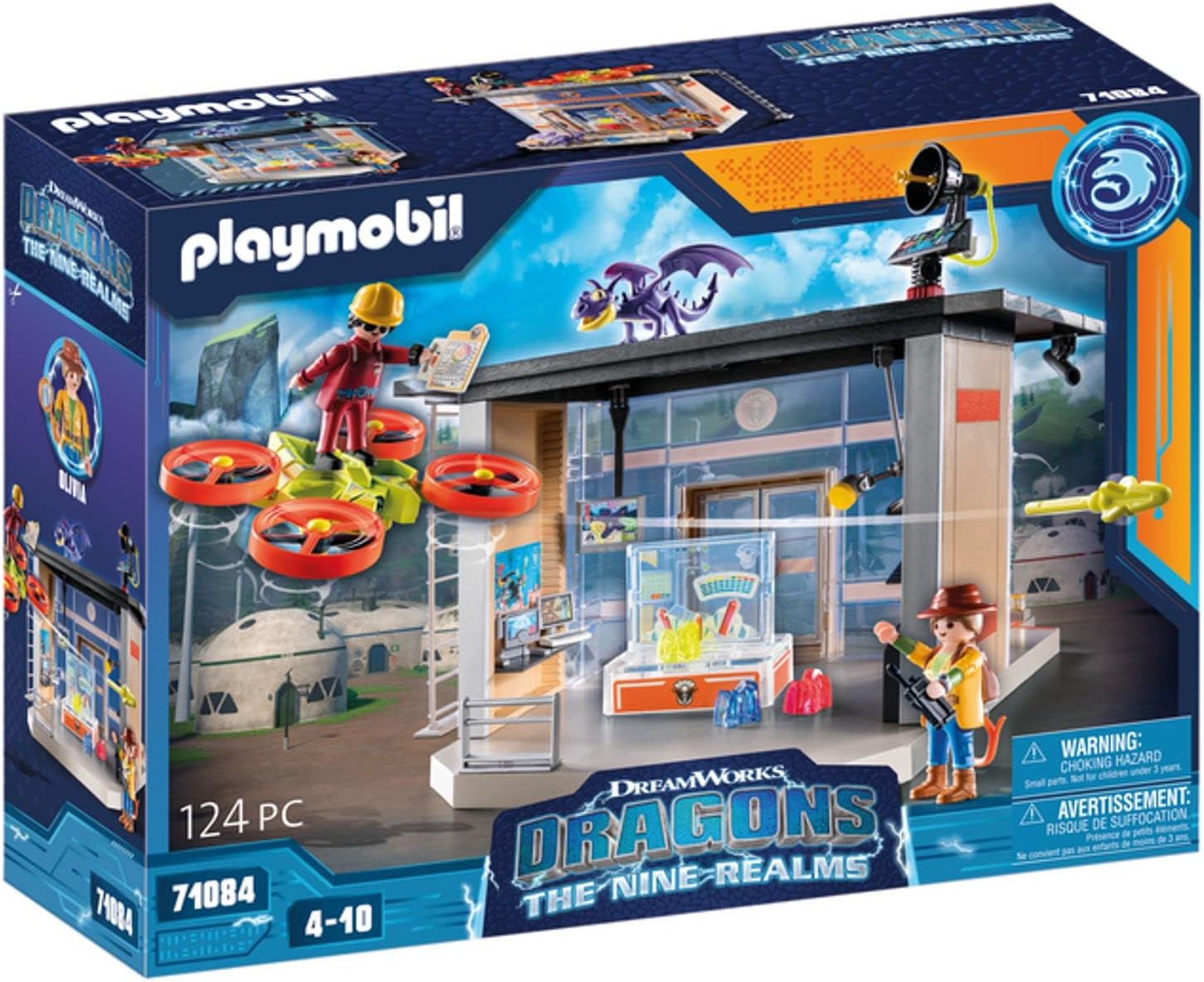 Playmobil Dragons The Nine Realms - Laboratorul lui Icaris 71084