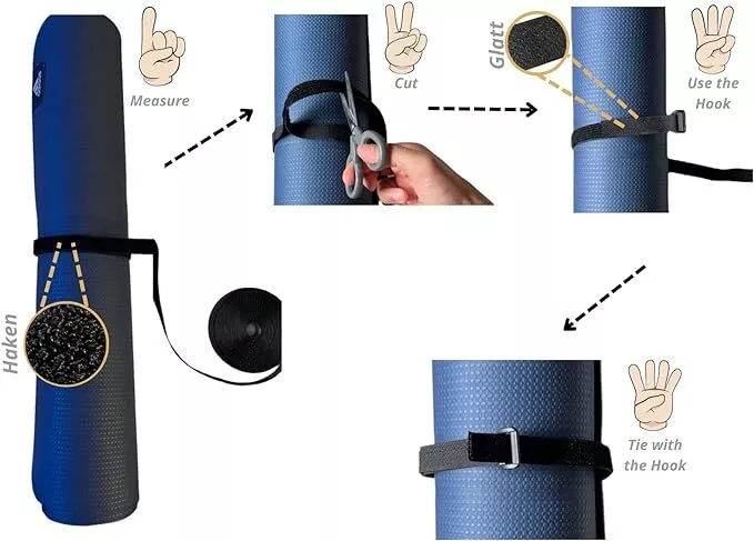 Bandă velcro pentru organizarea cablurilor, cu catarame și tăiere la dimensiune, Hazarox - imagine 4