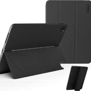 Husă iPad Pro 12.9" Eisscce detașabilă, stand incorporat, negru