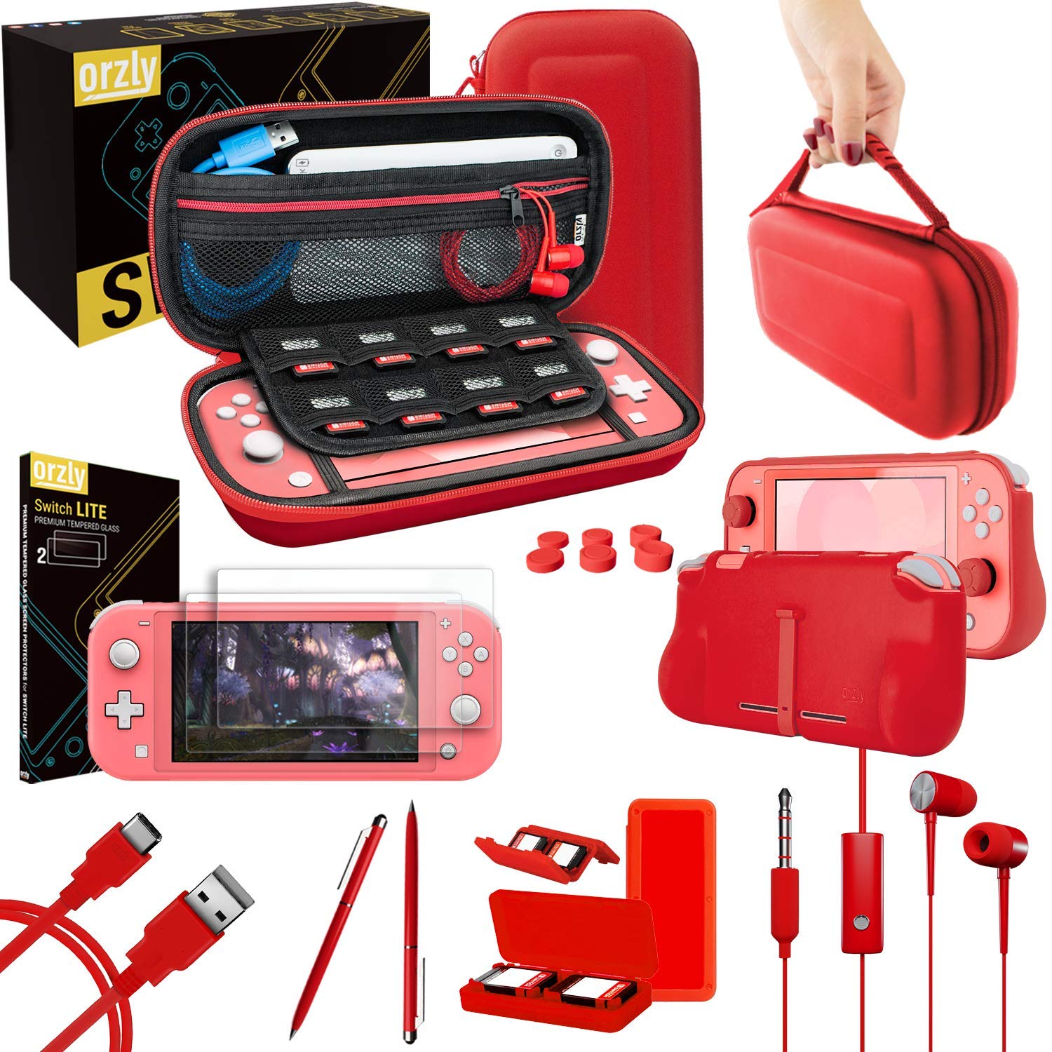 Pachet Accesorii Nintendo Switch Lite Orzly