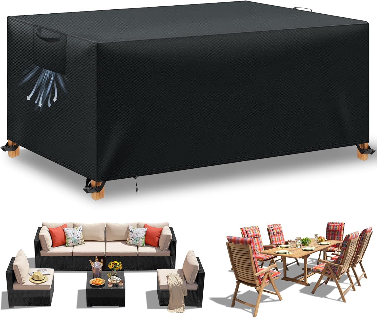 Husă mobilier grădină impermeabil Oxford 420D